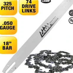 Laser 22629 18" .325" .050" 74 DL Chainsaw Bar & Chain Combo - Explore Premium Parts & Accessories for All Motor Vehicle Models< Laser Aftermarket Parts
