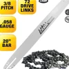 Laser 22639 20" 3/8" .058" 72 DL Chainsaw Bar & Chain Combo - Explore Premium Parts & Accessories for All Motor Vehicle Models< Laser Aftermarket Parts