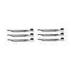 Flash Sale 6 Pack Blades Fits Exmark 1-303283 103-6584-S 1633482 303283 633482 - Explore Premium Parts & Accessories for All Motor Vehicle Models Rotary Parts & Accessories
