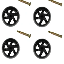 Hot 4 Pack Genuine Husqvarna 589527301 & 596434404 Deck Gauge Wheel & Bolt Kit - Explore Premium Parts & Accessories for All Motor Vehicle Models Husqvarna Parts Genuine OEM