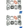 Outlet 2 Pack Genuine Walbro D11-WYL Carburetor Gasket & Diaphragm Kit OEM - Explore Premium Parts & Accessories for All Motor Vehicle Models Walbro Genuine OEM Parts
