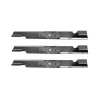 Outlet 3 Pack Notched High-Lift Lawn Mower Blades Fits Exmark 103-2530 103-2530-S - Explore Premium Parts & Accessories for All Motor Vehicle Models Rotary Parts & Accessories