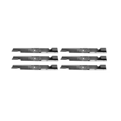 Best 6 Pack Notched High-Lift Lawn Mower Blades Fits Windsor 50-3456 - Explore Premium Parts & Accessories for All Motor Vehicle Models Rotary Parts & Accessories