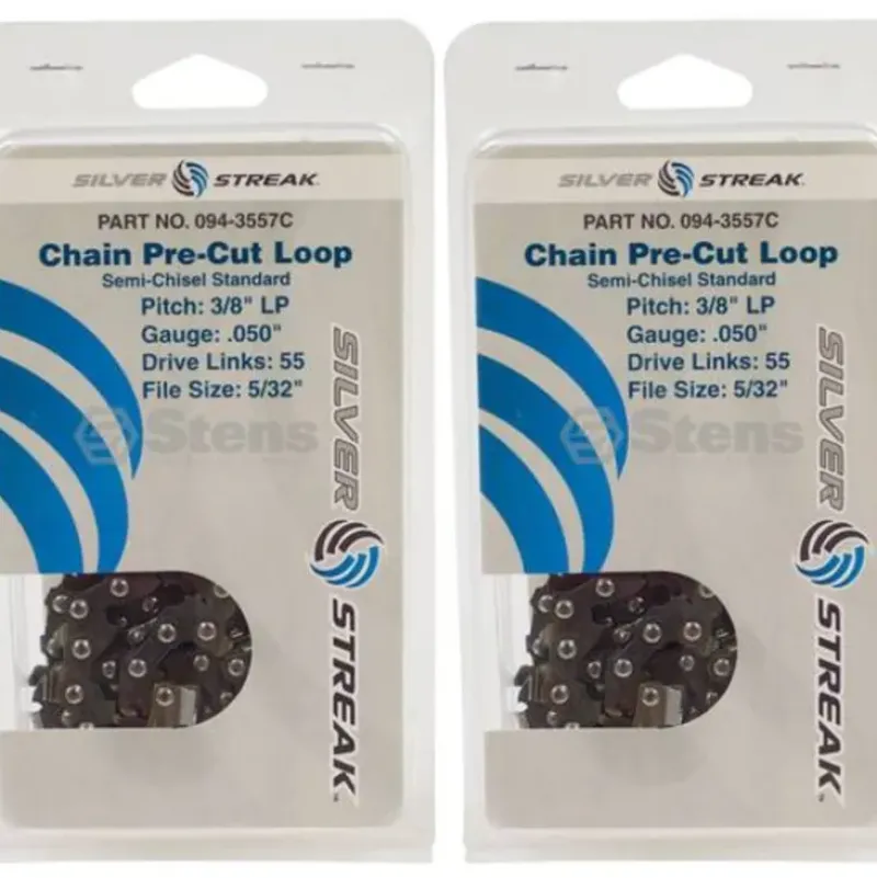 Flash Sale 2 Pack Stens 094-3557C Chain Loop Clamshell 55 DL 3/8" LP .050 S-Chisel Standard - Explore Premium Parts & Accessories for All Motor Vehicle Models Stens Parts & Accessories