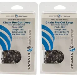 Clearance 2 Pack Stens 096-3727C Chain Loop Clamshell 72 DL .325" .050 S-Chisel Standard - Explore Premium Parts & Accessories for All Motor Vehicle Models Stens Parts & Accessories