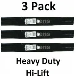 Cheap 3 Pack Stens 330-357 HD Hi-Lift Blade Fits John Deere AM100538 M141785 M87622 - Explore Premium Parts & Accessories for All Motor Vehicle Models Stens Parts & Accessories