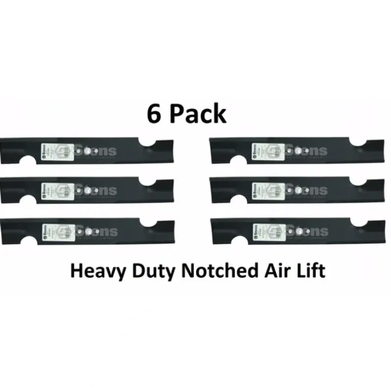 Sale 6 Pack Stens 310-045 HD Notched Air Lift Blade for Gravely 04919100 Kees 483046 - Explore Premium Parts & Accessories for All Motor Vehicle Models Stens Parts & Accessories