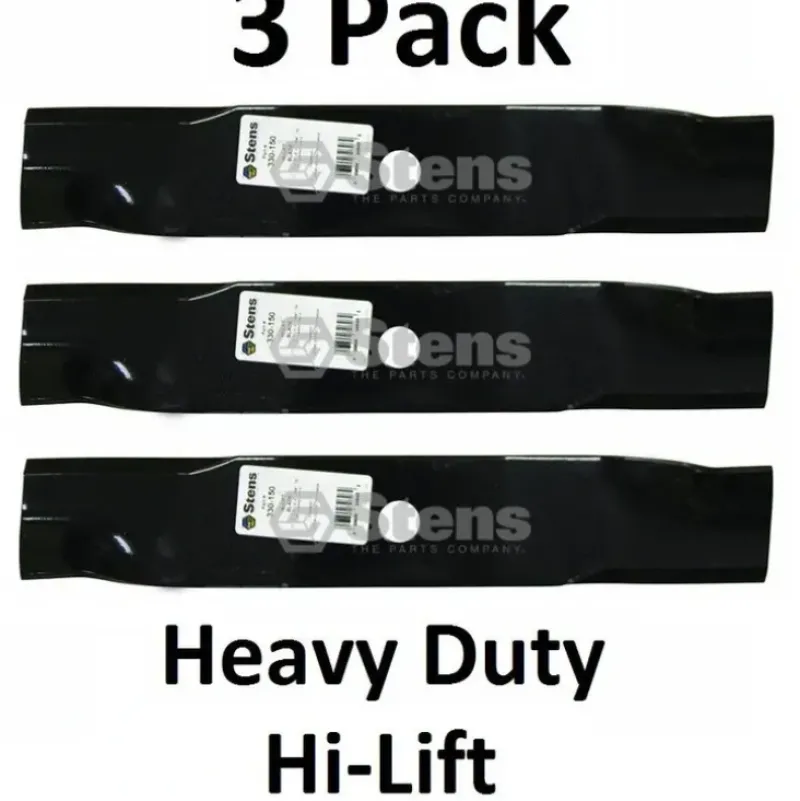 Clearance 3 Pack Stens 330-150 Heavy Duty Hi-Lift Blade for John Deere TCU14939 TCU30315 - Explore Premium Parts & Accessories for All Motor Vehicle Models Stens Parts & Accessories