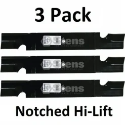 Hot 3 Pack Stens 320-702 Heavy Duty Notched Hi-Lift Blade for Grasshopper 320246 - Explore Premium Parts & Accessories for All Motor Vehicle Models Stens Parts & Accessories