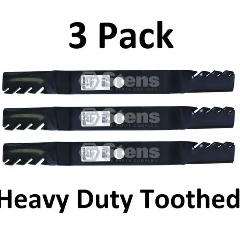 Outlet 3 Pack Stens 302-837 Heavy Duty Toothed Blade for Kubota K5677-34340 - Explore Premium Parts & Accessories for All Motor Vehicle Models Stens Parts & Accessories
