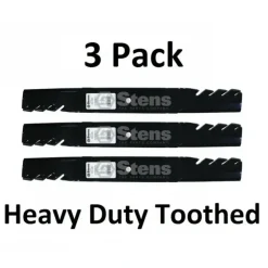 New 3 Pack Stens 302-686 Heavy Duty Toothed Blade for Toro 92-5608 92-5608-03 - Explore Premium Parts & Accessories for All Motor Vehicle Models Stens Parts & Accessories