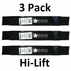 Best 3 Pack Stens 340-038 Hi-Lift Blade Fits Husqvarna 532157033 532170698 532176084 - Explore Premium Parts & Accessories for All Motor Vehicle Models Stens Parts & Accessories