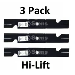 Outlet 3 Pack Stens 355-177 Hi-Lift Blade for Exmark 116-5499-S 109-9393-S 109-6463-S - Explore Premium Parts & Accessories for All Motor Vehicle Models Stens Parts & Accessories