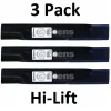 Shop 3 Pack Stens 340-400 Hi-Lift Blade for Hustler 601123 48" Fas Trak - Explore Premium Parts & Accessories for All Motor Vehicle Models Stens Parts & Accessories