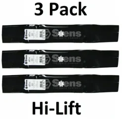 Cheap 3 Pack Stens 330-445 Hi-Lift Blade for John Deere AM141035 GX21784 GY20852 - Explore Premium Parts & Accessories for All Motor Vehicle Models Stens Parts & Accessories