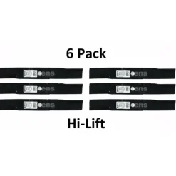 Shop 6 Pack Stens 330-401 Hi-Lift Blade for John Deere M115496 M135590 M76467 - Explore Premium Parts & Accessories for All Motor Vehicle Models Stens Parts & Accessories