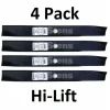 Best 4 Pack Stens 335-764 Hi-Lift Blade for Murray 95101E701 95101E701MA 92419E701 - Explore Premium Parts & Accessories for All Motor Vehicle Models Stens Parts & Accessories