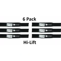 Online 6 Pack Stens 335-038 Hi-Lift Blade for Murray 92117E701 92117E701MA - Explore Premium Parts & Accessories for All Motor Vehicle Models Stens Parts & Accessories