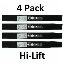 Fashion 4 Pack Stens 345-108 Hi-Lift Blade for Simplicity 1657589ASM 1657589 1636451 - Explore Premium Parts & Accessories for All Motor Vehicle Models Stens Parts & Accessories