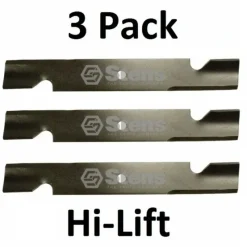 Best Sale 3 Pack Stens 355-044 Hi-Lift Blade for Toro 103-2528 - Explore Premium Parts & Accessories for All Motor Vehicle Models Stens Parts & Accessories