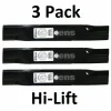 Shop 3 Pack Stens 330-149 Hi-Lift Blade for Toro 1-403149 103-2507 - Explore Premium Parts & Accessories for All Motor Vehicle Models Stens Parts & Accessories