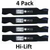 Clearance 4 Pack Stens 335-586 Hi-Lift Blade for Troy Bilt 742-0610 942-0610 942-0610A - Explore Premium Parts & Accessories for All Motor Vehicle Models Stens Parts & Accessories
