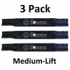 Clearance 3 Pack Stens 305-589 Medium-Lift Blade for Woods 03624751 03624751KT - Explore Premium Parts & Accessories for All Motor Vehicle Models Stens Parts & Accessories