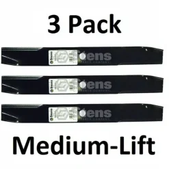 Best 3 Pack Stens 320-515 Medium-Lift Blade for Lesco 050155 50155 - Explore Premium Parts & Accessories for All Motor Vehicle Models Stens Parts & Accessories