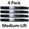 New 4 Pack Stens 350-157 Medium-Lift Blade for Toro 109918 109079 - Explore Premium Parts & Accessories for All Motor Vehicle Models Stens Parts & Accessories