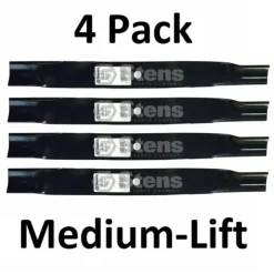 Online 4 Pack Stens 350-227 Medium-Lift Blade for Toro 110-6568-03 - Explore Premium Parts & Accessories for All Motor Vehicle Models Stens Parts & Accessories