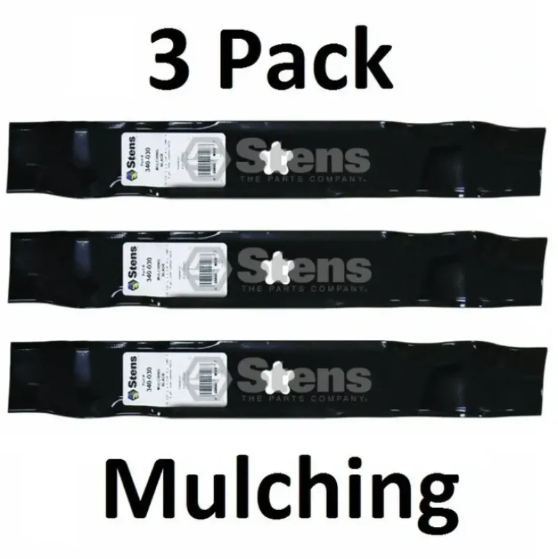 Hot 3 Pack Stens 340-030 Mulching Blade for Husqvarna 532145708 532152443 532163819 - Explore Premium Parts & Accessories for All Motor Vehicle Models Stens Parts & Accessories
