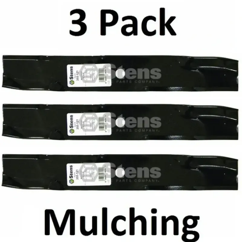 New 3 Pack Stens 355-121 Mulching Blade for Exmark 103-6581-S 103-6583-S 103-6581-S - Explore Premium Parts & Accessories for All Motor Vehicle Models Stens Parts & Accessories