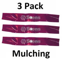 Discount 3 Pack Stens 355-185 Mulching Blade for Exmark 103-8107 103-8107-S 109-5396-S - Explore Premium Parts & Accessories for All Motor Vehicle Models Stens Parts & Accessories