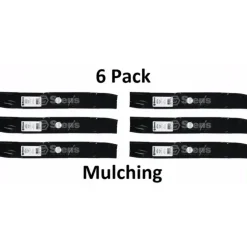 Outlet 6 Pack Stens 355-275 Mulching Blade For Exmark 103-6392-S 103-6402 103-6397 - Explore Premium Parts & Accessories for All Motor Vehicle Models Stens Parts & Accessories