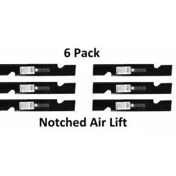 Sale 6 Pack Stens 335-168 Notch Air Lift Blade Fits Ariens 00273000 04919100 04920600 - Explore Premium Parts & Accessories for All Motor Vehicle Models Stens Parts & Accessories