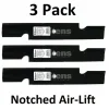 New 3 Pack Stens 340-121 Notched Air Lift Blade for Scag 48108 481707 481711 48185 - Explore Premium Parts & Accessories for All Motor Vehicle Models Stens Parts & Accessories