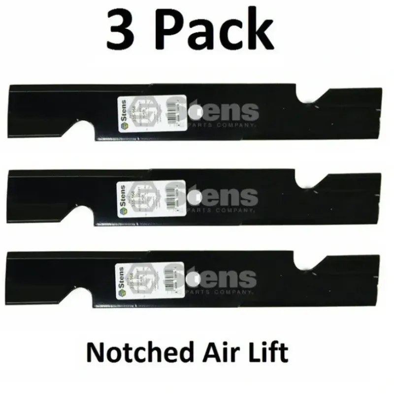 Flash Sale 3 Pack Stens 335-168 Notched Air Lift Blade for Snapper 1-7036 7017036YP 7-7386 - Explore Premium Parts & Accessories for All Motor Vehicle Models Stens Parts & Accessories