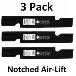 Shop 3 Pack Stens 340-121 Notched Air Lift Blade for Ferris 1521227 5021227 A48185 - Explore Premium Parts & Accessories for All Motor Vehicle Models Stens Parts & Accessories