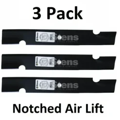 Shop 3 Pack Stens 340-158 Notched Air-Lift Blade for Worldlawn 363291 823004 - Explore Premium Parts & Accessories for All Motor Vehicle Models Stens Parts & Accessories
