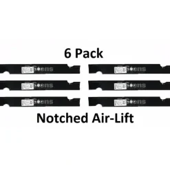 Hot 6 Pack Stens 310-078 Notched Air-Lift Blade for Husqvarna 539101733 Kees 101733 - Explore Premium Parts & Accessories for All Motor Vehicle Models Stens Parts & Accessories