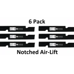 Hot 6 Pack Stens 340-121 Notched Air Lift Blade for Scag 48108 481707 481711 48185 - Explore Premium Parts & Accessories for All Motor Vehicle Models Stens Parts & Accessories