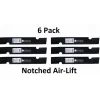 Outlet 6 Pack Stens 340-109 Notched Air-Lift Blade for Wright Mfg 501121871 71440002 - Explore Premium Parts & Accessories for All Motor Vehicle Models Stens Parts & Accessories
