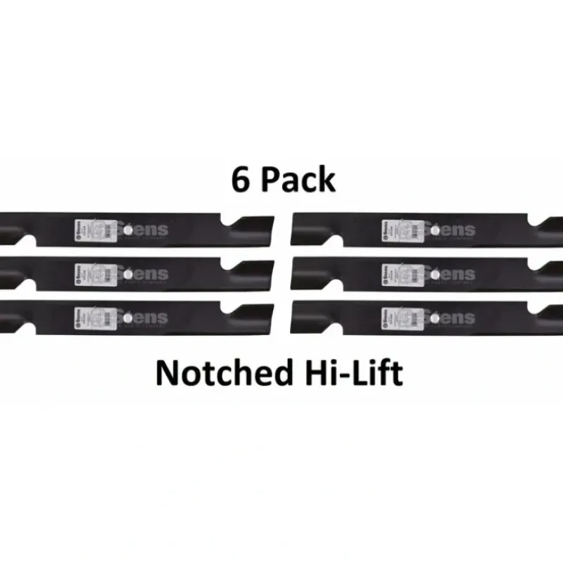 Shop 6 Pack Stens 355-036 Notched Blade Fits Exmark 103-2530-S 103-1580-S 103-0301 - Explore Premium Parts & Accessories for All Motor Vehicle Models Stens Parts & Accessories