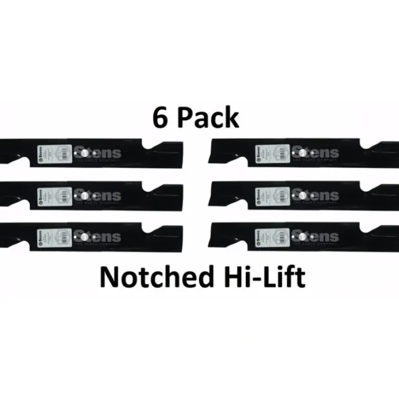 Flash Sale 6 Pack Stens 310-003 Notched Hi-Lift Blade for Bobcat 03239 112111-01 32061A - Explore Premium Parts & Accessories for All Motor Vehicle Models Stens Parts & Accessories