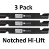Best Sale 3 Pack Stens 355-036 Notched Hi-Lift Blade For Dixie Chopper 30227-60 30227-60H - Explore Premium Parts & Accessories for All Motor Vehicle Models Stens Parts & Accessories