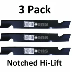 Cheap 3 Pack Stens 355-331 Notched Hi-Lift Blade Fits Dixie Chopper 30227-60 30227-60V - Explore Premium Parts & Accessories for All Motor Vehicle Models Stens Parts & Accessories