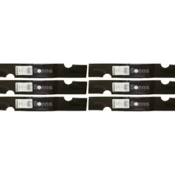 Store 6 Pack Stens 340-104 Notched Hi-Lift Blade Wright 71440008 - Explore Premium Parts & Accessories for All Motor Vehicle Models Stens Parts & Accessories