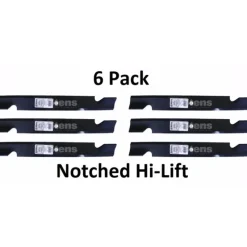 Shop 6 Pack Stens 355-331 Notched Hi-Lift Blade for Ariens 08899100 08979600 09081200 - Explore Premium Parts & Accessories for All Motor Vehicle Models Stens Parts & Accessories