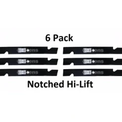 Cheap 6 Pack Stens 355-347 Notched Hi-Lift Blade For Exmark 103-6394 103-6384 103-6404 - Explore Premium Parts & Accessories for All Motor Vehicle Models Stens Parts & Accessories