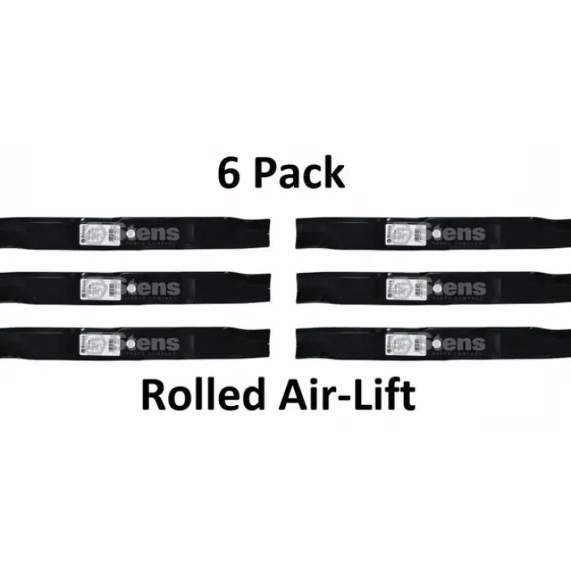 New 6 Pack Stens 310-086 Rolled Hi-Lift Blade for Iseki 8654-306-00 8654-306-011-0 - Explore Premium Parts & Accessories for All Motor Vehicle Models Stens Parts & Accessories